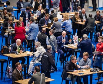 Visitors networking at Chemspec Europe