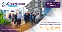 Chemspec Europe 2024 Werbegrafik für Aussteller auf LinkedIn